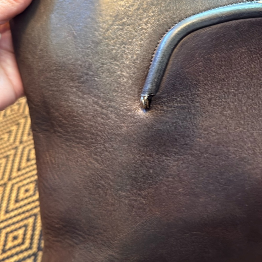 Vintage Coach Kisslock Skinny Tote GLUE IN REGISTRATION 9546 9450 9545 MOCHA - Picture 12 of 16
